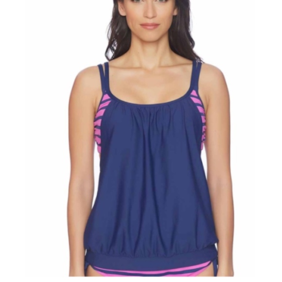 next Other - Next Synchrony Modest Drape Tankini Top